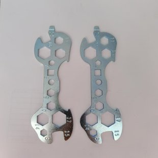 7-17 multi-function ring wrench with slotted screwdriver bit wrench multi-purpose toy bicycle gift tool