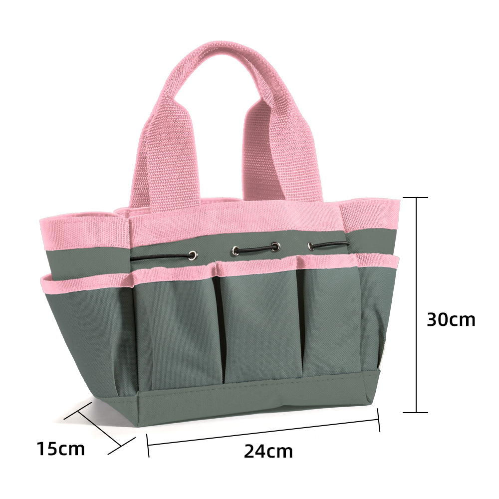 Bolsa de herramientas portátil de tela Oxford de Amazon, de gran capacidad, multifuncional, específica para herramientas de jardinería, para almacenamiento de herramientas de jardín. image 18