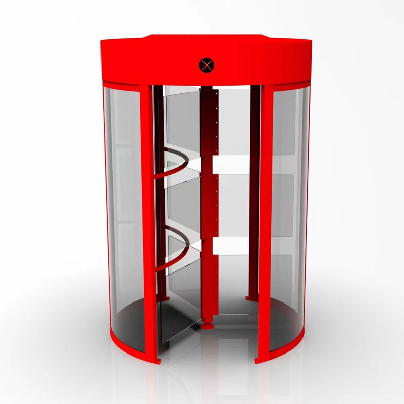 小区刷卡人脸识别全高闸访客通道门禁闸机速通门防尾随十字闸机