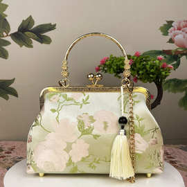 上新成品简约旗袍包斜挎三用用手提包跨境女包womenbag礼品包直播