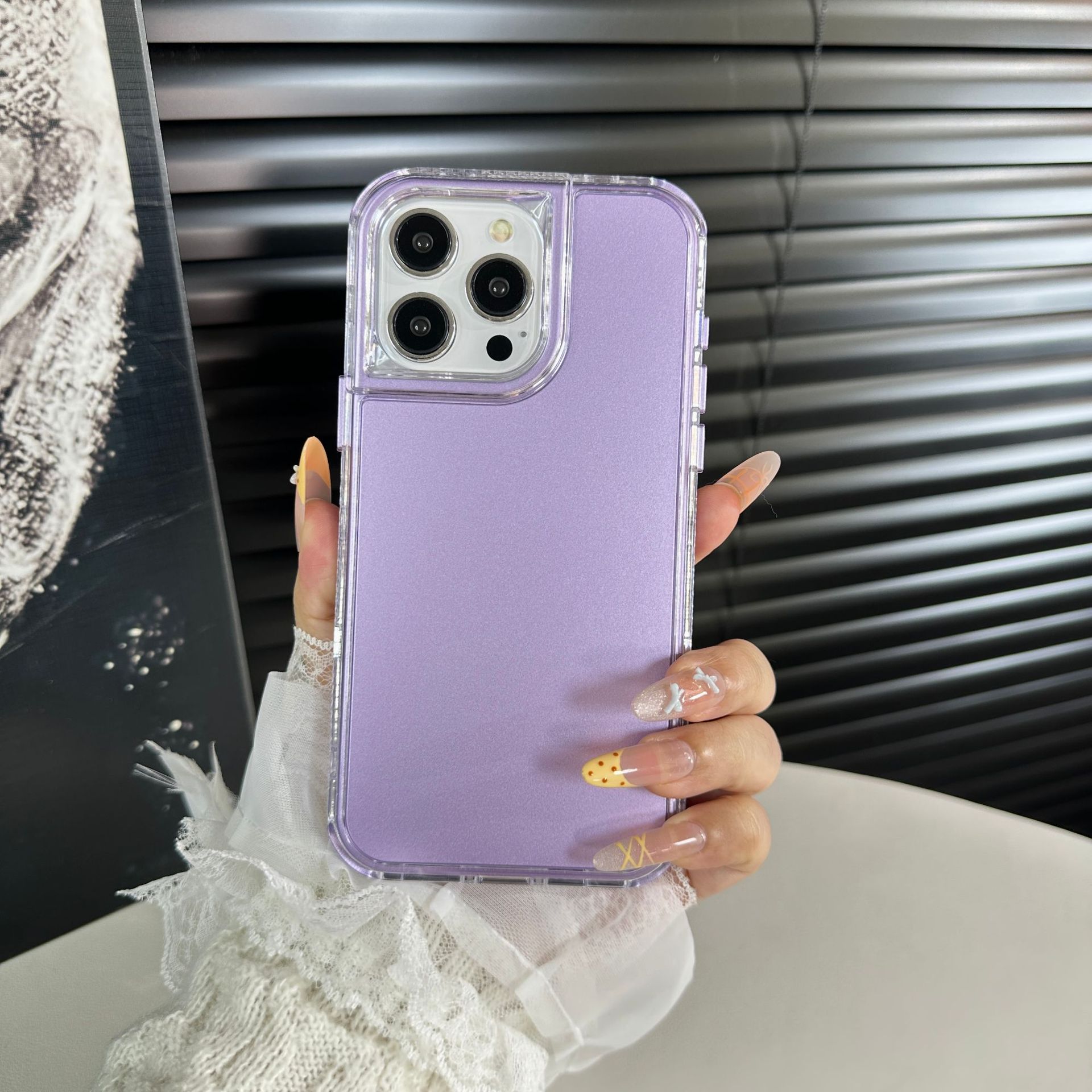 Funda 3 en 1 para iPhone 17 Pro Max de TPU, Protección Anticaídas y Antiimpactos
