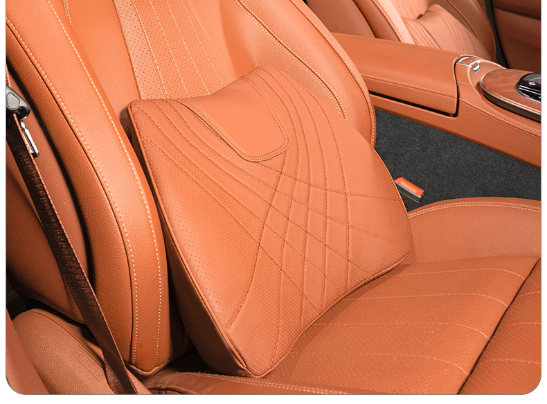Suitable for Audi Headrest and Lumbar Support A3/A4L/A5/A6/A7 Car Neck Pillow All Year Round Q2/Q3/Q5L Cushion Cushion