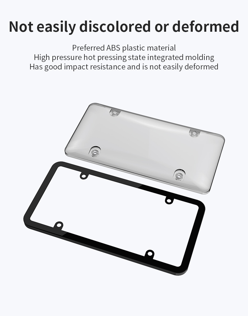 American-Style License Plate Cover, Car License Plate Frame, License Plate Holder, Cross-Border License Plate Cover, Plastic
