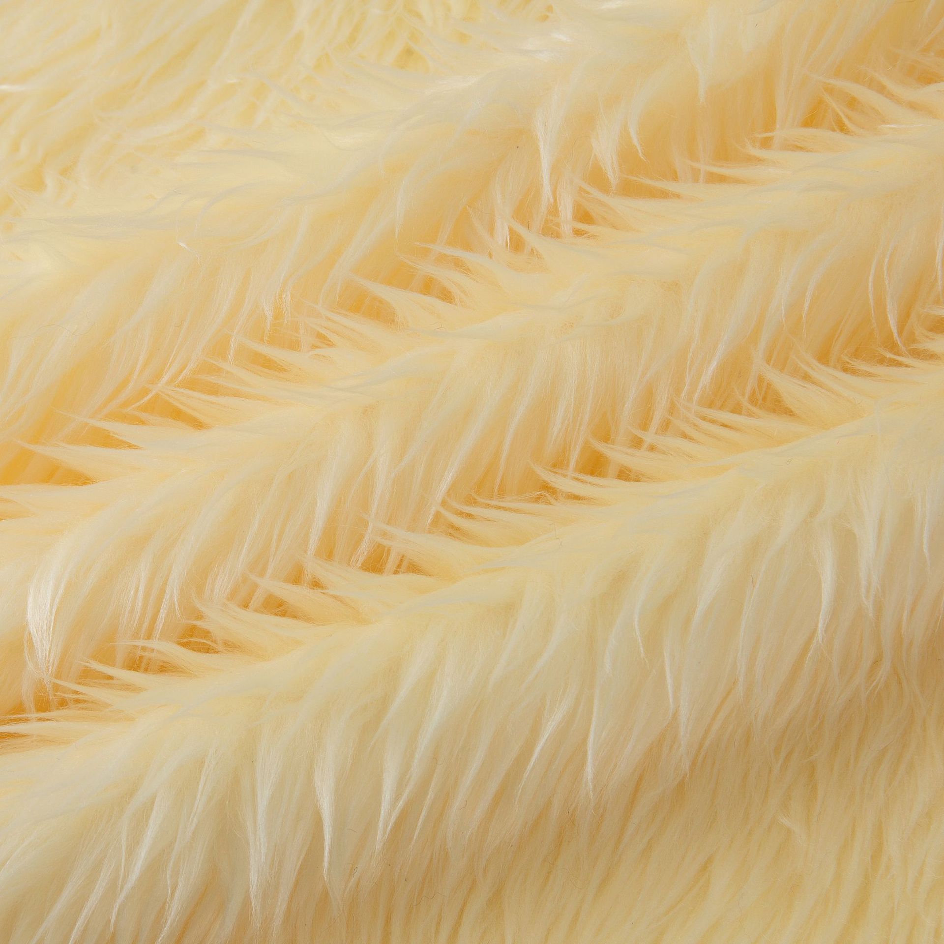 現物の3cm洗水ウサギの毛のローラー93色のおもちゃの服装の家庭用紡績の靴の材料の人造の長い毛の生えた生地の落水した毛