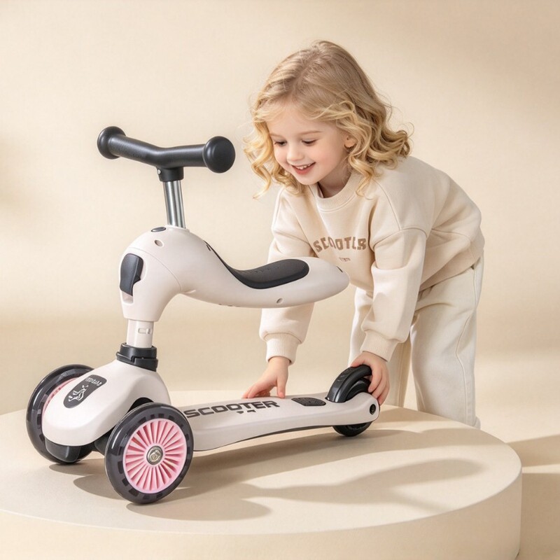 Scooter Ride Scooter for Kidsren 1-3 Years Old, Baby Scooter, Kids Scooter, Two or Three in One, Foldableable Scooter Ride Scooter for Kidsren 1-3 Years Old, Baby Scooter, Kids Scooter, Two or Three in One, Foldableable