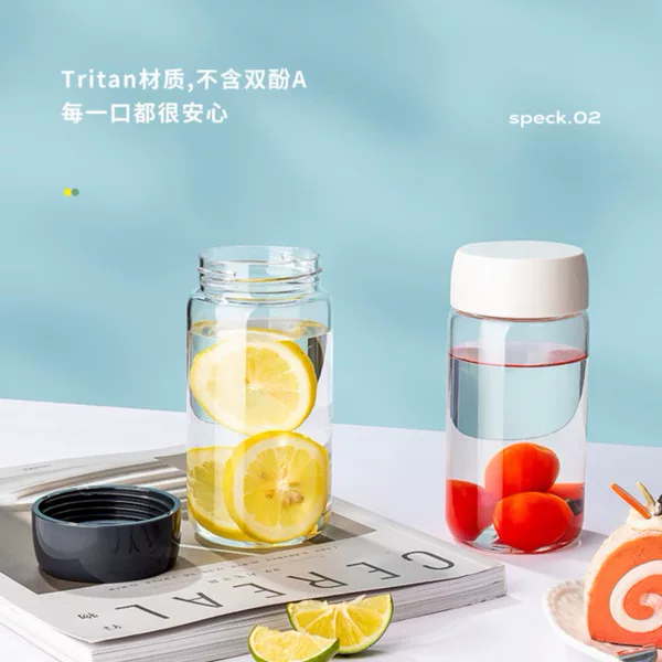 Modern and Simple Mini Convenient Cup Tritan Material High Temperature Resistant Anti-Scalding Hand Drinking Cup Factory Direct Supply
