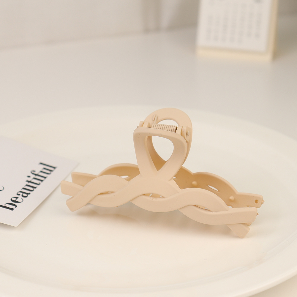 Clip de pelo de baño updo transfronterizo Cabeza trasera clip de pelo grande clip de pelo fijo temperamento clip de pelo clip de tiburón celebridad de Internet