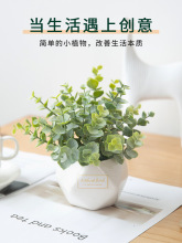 仿真绿植假花仿真花摆设仿生植物假绿植客厅摆件餐桌小盆栽装饰品