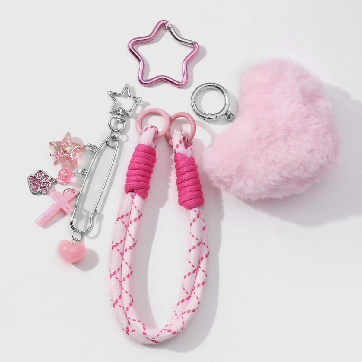 1 Piece Romantic Series Sweet Heart Alloy Women's Bag Charms h5 Picture8