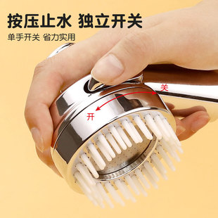 Pet bath shower head shower head dog cat with bath faucet booster nozzle bubbler##