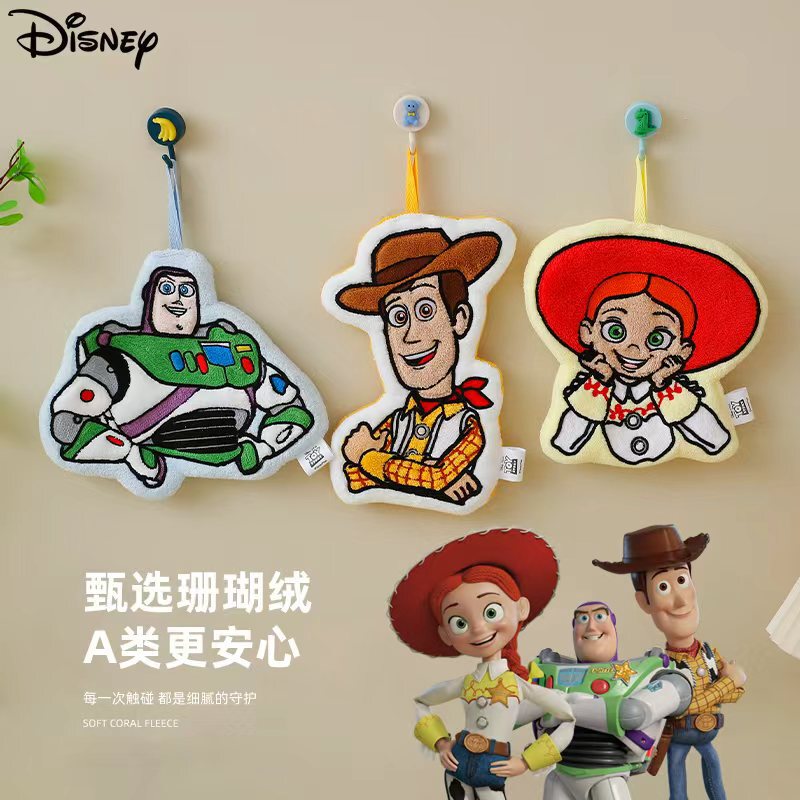 Disney Genuine Toy Story Hand Towel, Hangable, Thickened Cloth, Children's Bathroom Kitchen Buzz Lightyear Disney Genuine Toy Story Hand Towel, Hangable, Thickened Cloth, Children's Bathroom Kitchen Buzz Lightyear