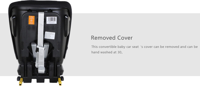Universal portable infant car safety seat, 360-degree baby booster seat, EU certified