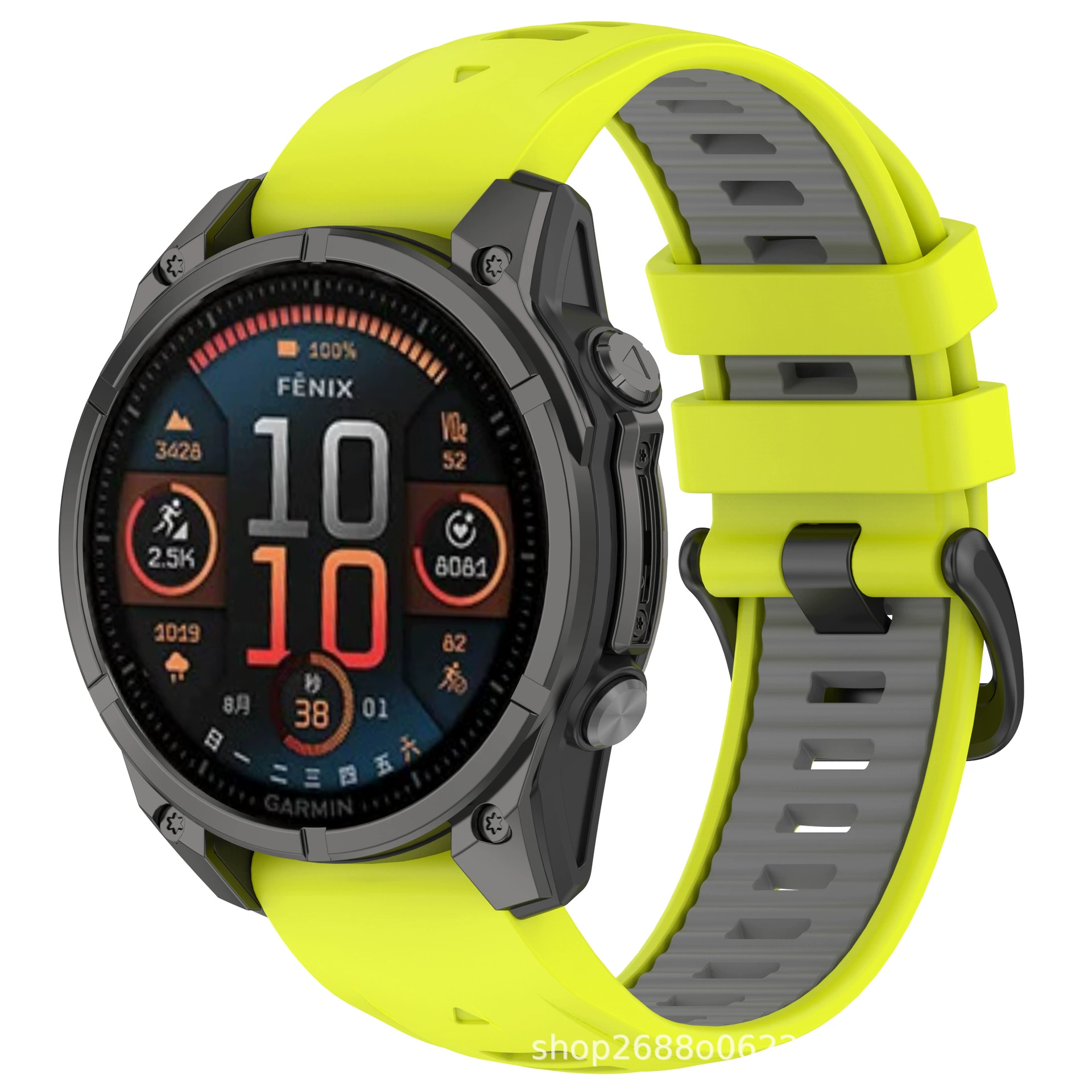 Keyi is suitable for Garmin Fenix8 silicone strap Enduro3 official same strap FenixE strap