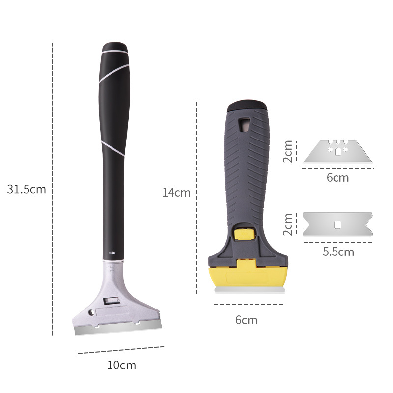 三建长柄塑料铲刀清洁刀美缝除胶小铲子铲墙神器刮刀开荒保洁贴膜