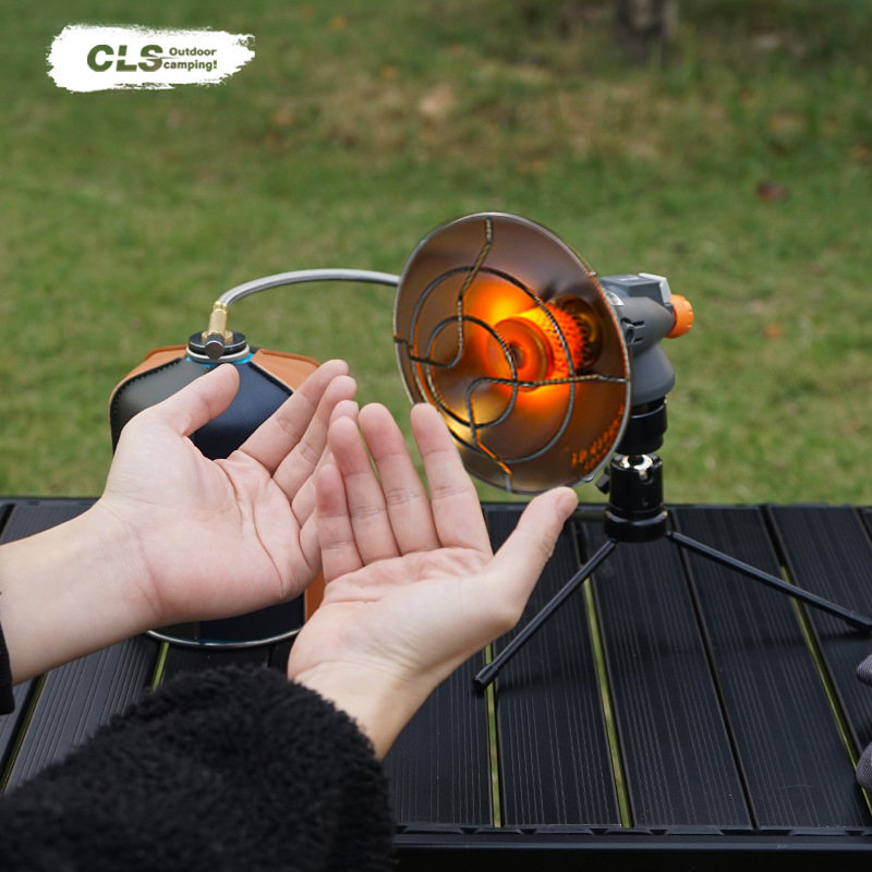 CLS al aire libre calentador de gas variable Dirección de escritorio portátil pequeño sol camping invierno pesca tienda de soporte del calentador