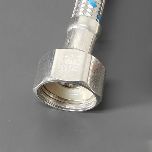 304 stainless steel braided metal hose vegetable basin faucet pointed hose basin faucet hot and cold water inlet hose 4 points