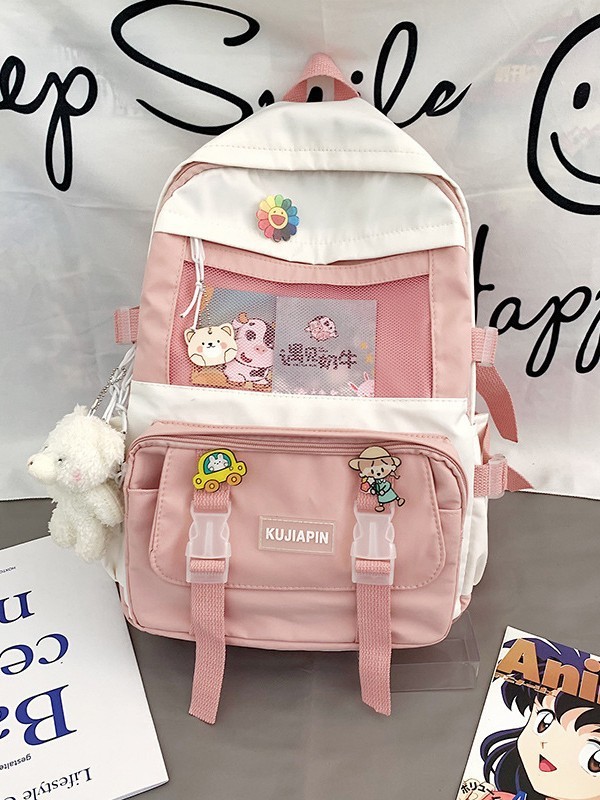 新入生ランドセル女性かわいい多用途大容量バックパック中学生高校生カレッジスタイルニッチバックパック|undefined