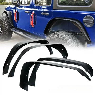 Suitable for 18-24 Jl Wrangler Willow Leaf Wheel Eyebrow Modified Mudguard Jl Wrangler Competition Wheel Eyebrow (Wheel eyebrow)