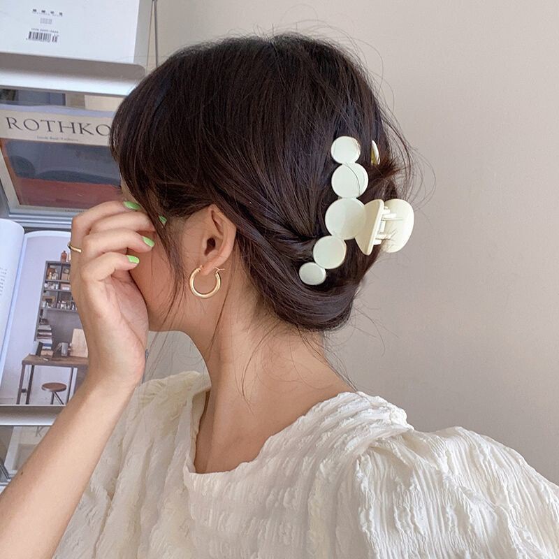 女性用ヘアピン、高級感のある韓国東大門と同じスタイルのヘアピン、後頭部のシャーククリップ、女性用ヘアアクセサリー|undefined