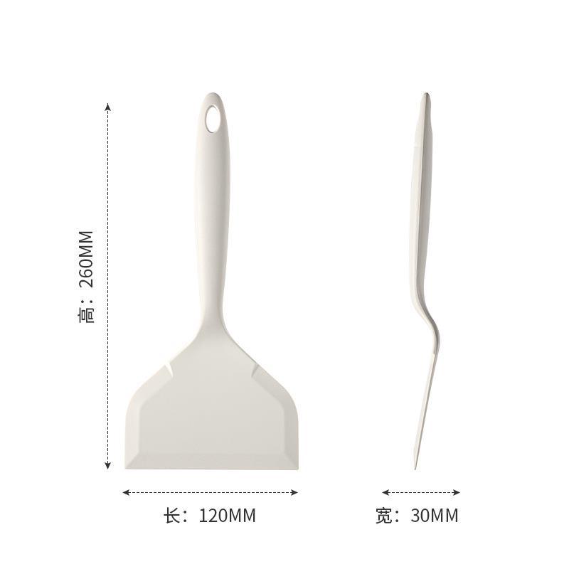 Grado Alimenticio Yuzi frito silicona espátula cocina utensilios de cocina panqueque frito huevo antiadherente pan espátula de silicona
