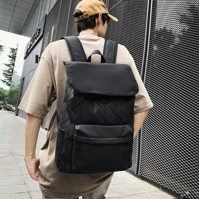 Backpack, fashionable capacious laptop for leisure, universal school bag for elementary school students, simple and elegant design