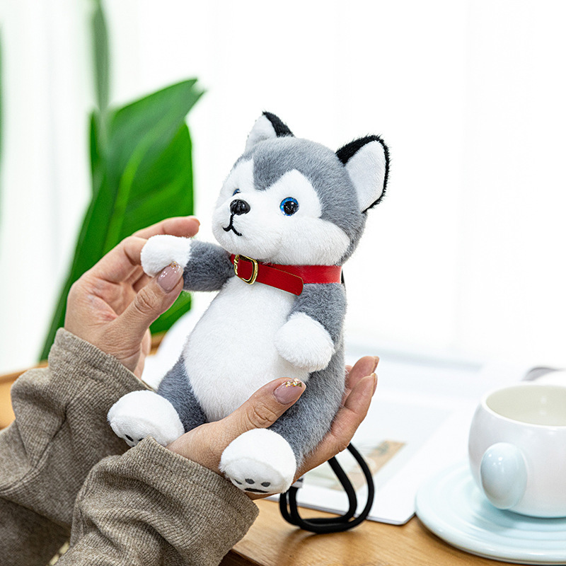 掌中宝毛绒玩具动物系列金丝猴野猪哈士奇公仔生日礼物办公室玩偶|undefined