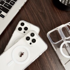 Apple 16 スマート AI タッチ電話ケース iphone16PM 磁気アクリルカメラボタン保護カバーに適しています。