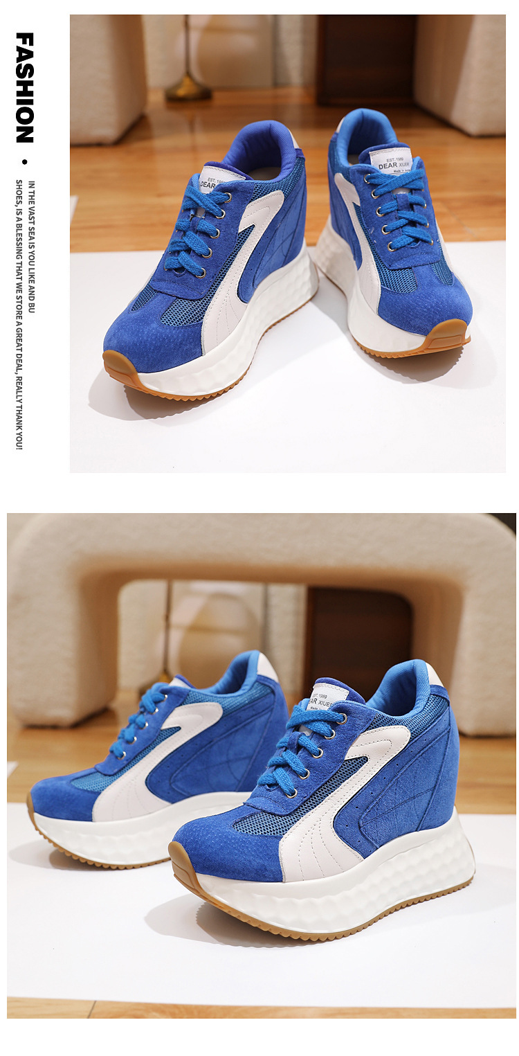 Giày sneaker nữ đế dày lưới thoáng khí, đế mềm êm chân — màu đen chi tiết 3