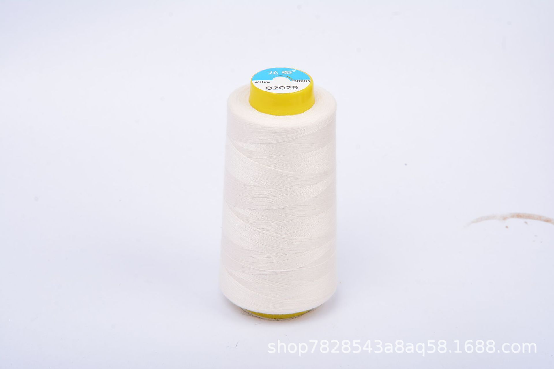 402 Liu Qing 3000 yardas línea de costura serie marrón línea especial de fábrica de ropa línea de máquina de coser de alta velocidad