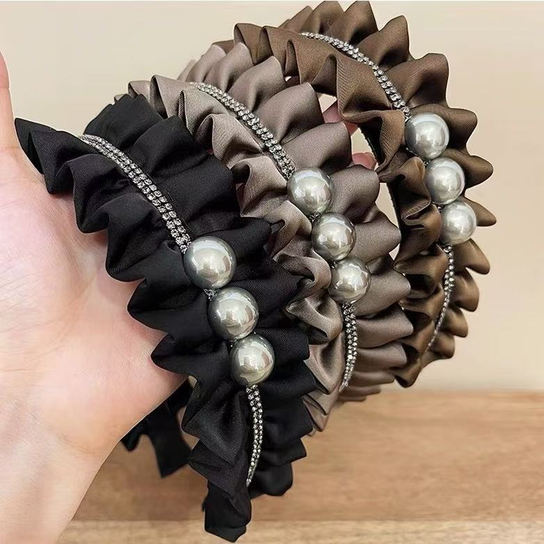 180g Weight Simple Style Classic Style Women's Solid Color Cloth Hair Band