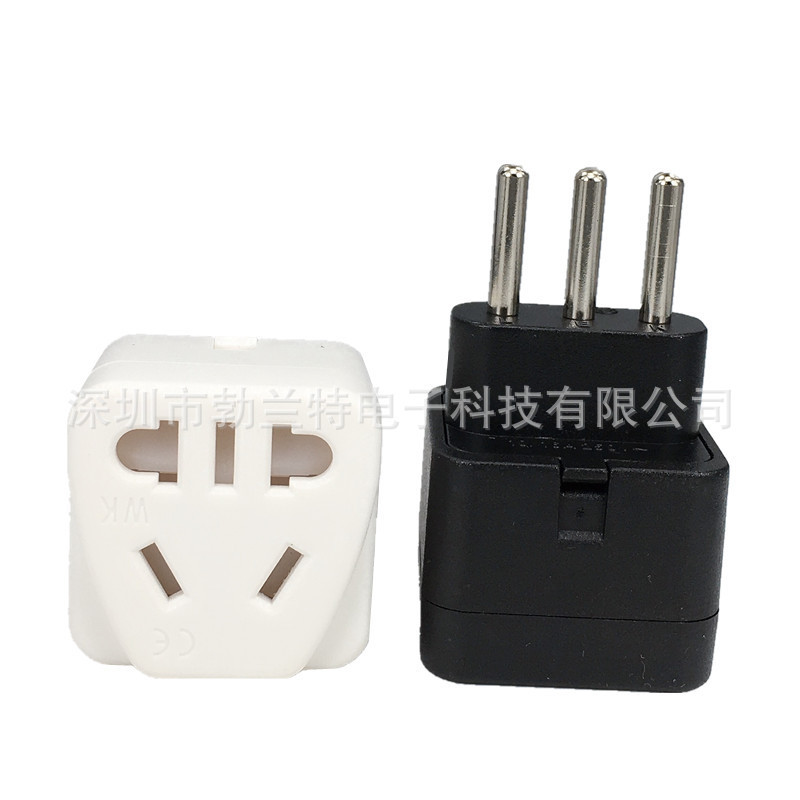 Italian standard conversion plug Chile charger Uruguay Syria travel mobile phone charging WK-12A