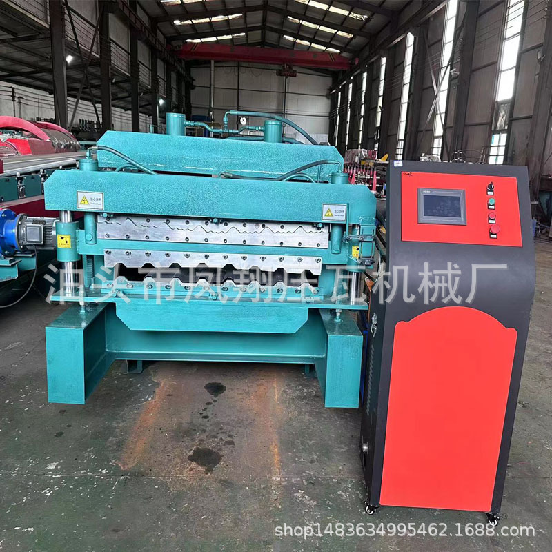 琉璃瓦双层压瓦机 全自动彩钢板辊压成型机 钢结构顶板成型设备