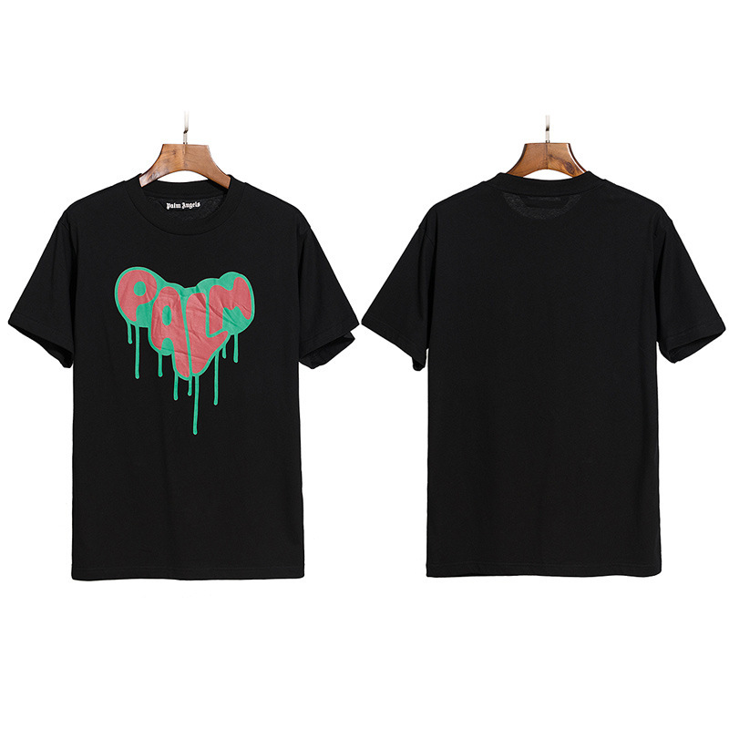 PALM半袖の正しいバージョン パームエンジェルス ヘッドレスベア エンジェルス バタフライプリント Tシャツ テディベア 半袖|undefined