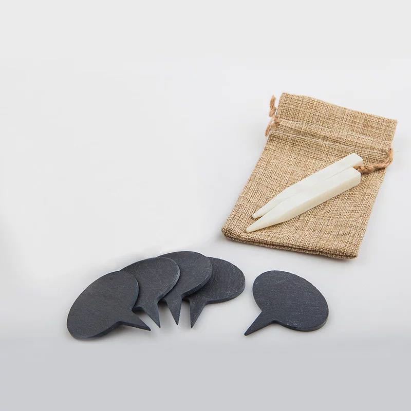 Pizarra queso PALO NEGRO pizarra queso cuadrado pastel pequeño insertar a juego placa de bambú