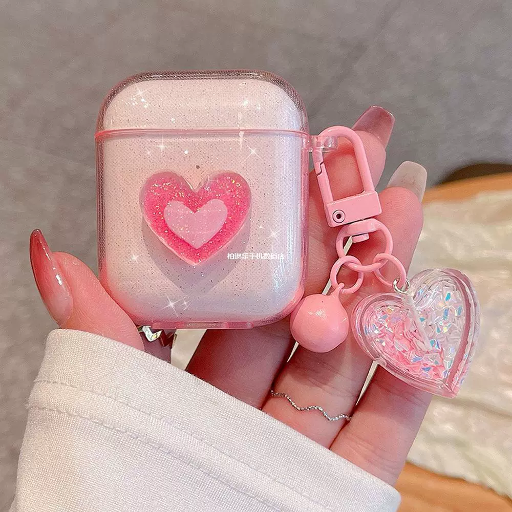 AirPods PRO2 Флеш-пудра Чистый кристалл Apple 3 поколения Bluetooth Кейс капитал подходит для AirPods 1/2/3pr