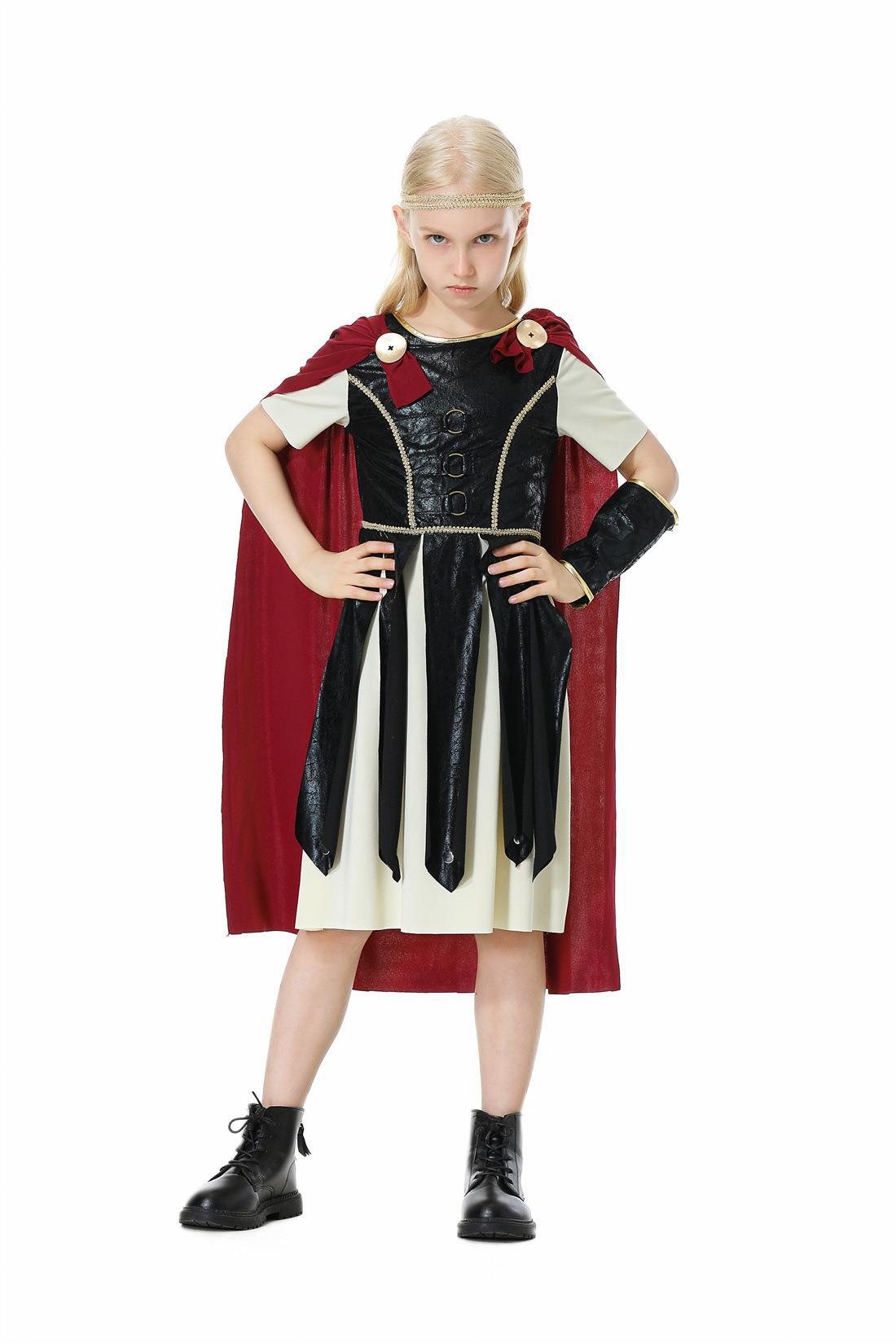 Nuevo Halloween antiguo romano Guerrero escudo espada gladiador Cosplay juego de rol traje entre padres e hijos traje