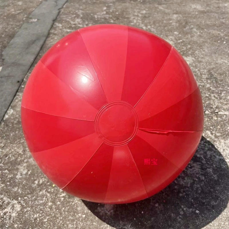 Красный рождественский воздушный шар 53 см для улицы, праздничная атмосфера, красные сетчатые принты, ПВХ надувной шар, высокое качество и цена