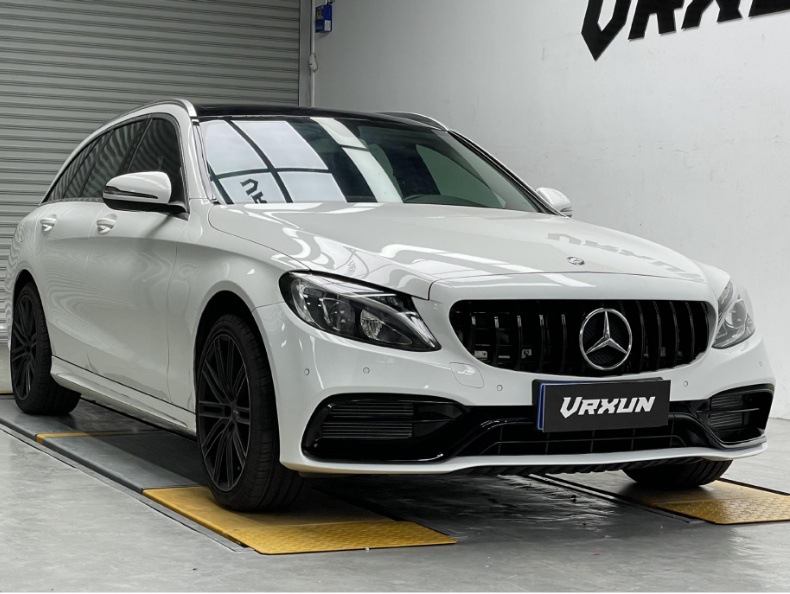 Applicable to 15-21 Mercedes-Benz c200260 300 180 W205 to c63amg front and rear bars to surround the middle net cover