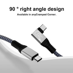 全機能typecデータケーブルUSB3.2c to cハイビジョン音声ビデオスクリーン編組240W5A速充線