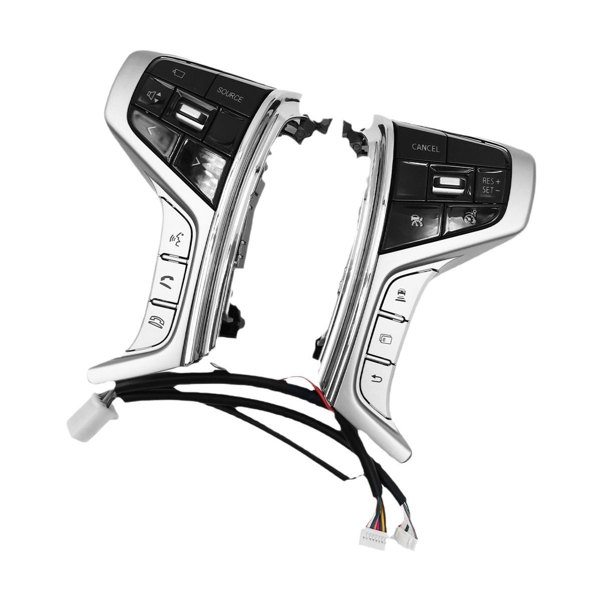 Para 2015-2024 Mitsubishi L200 2015 Delica Interruptor de botón del volante del coche