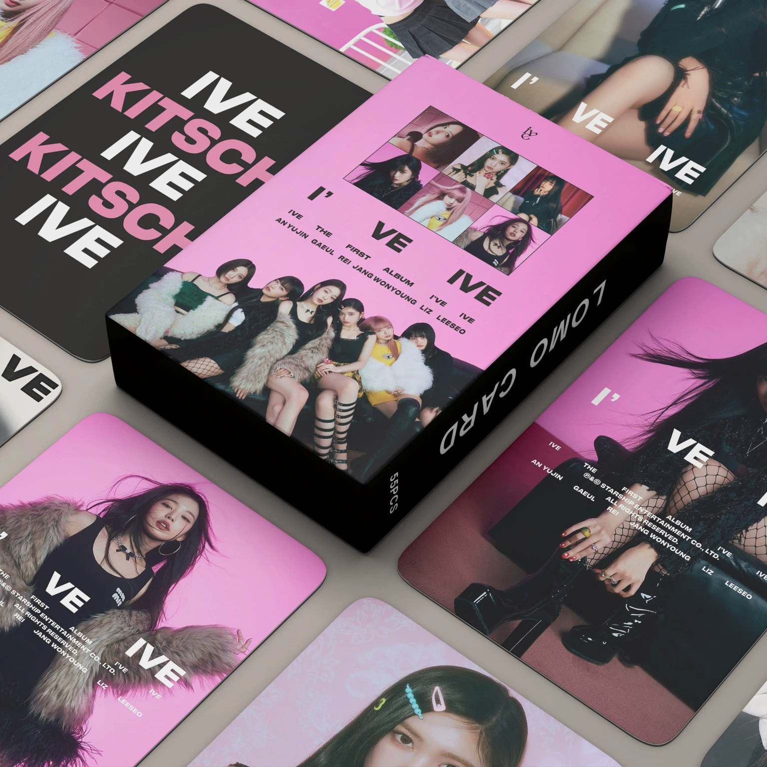 Кроссборжер spot всеобъемлющий 55 IVE новая коллекция карточек KPOP звезда набор карточек периферийная LOMO маленькая карточка