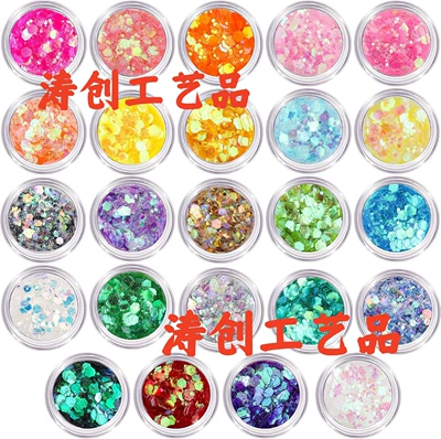 Dırnaq bəzəkləri | Wholesale - 24-colors-3g-bottle-phantom-mix