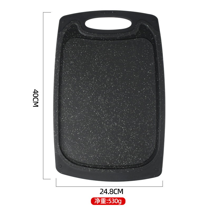 Tablero de platos negro