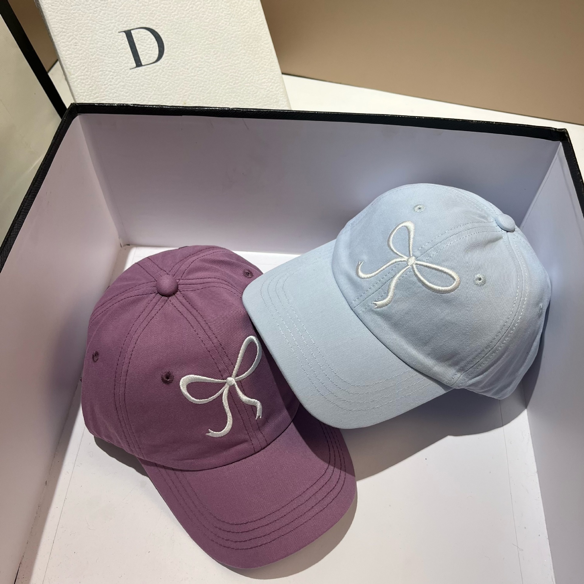 Κορεάτικο καπέλο μπέιζμπολ σε στυλ αστεριού, φρέσκο, γλυκό κεντημένο φιόγκο με ράμφος πάπιας, νέο αθλητικό καπέλο για την άνοιξη και το καλοκαίρι_voghion.com