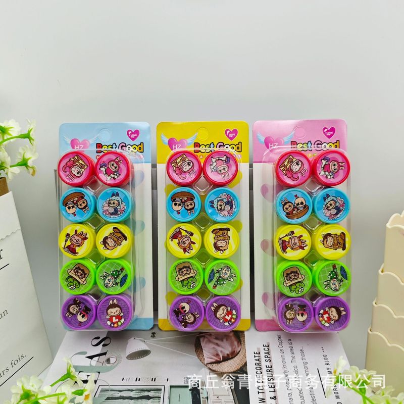 卡通可爱凯蒂猫10入印章创意高颜值hellokitty儿童奖励印章盖章|undefined