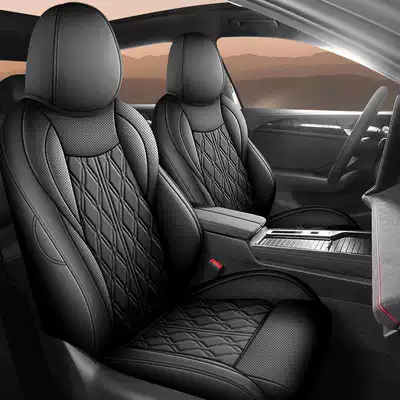 Seat Cushions with Perforation, All-Season | Modelə uyğun (Original) oturacaq örtükləri - phantom-black-standard-edition-remarks-on-model-year-rear-row-half-package