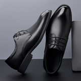 Кожаный пиджак классического кроя для кожаной обуви, свадебные туфли в английском стиле, дышащая обувь, воловья кожа, из натуральной кожи, в британском стиле, большой размер