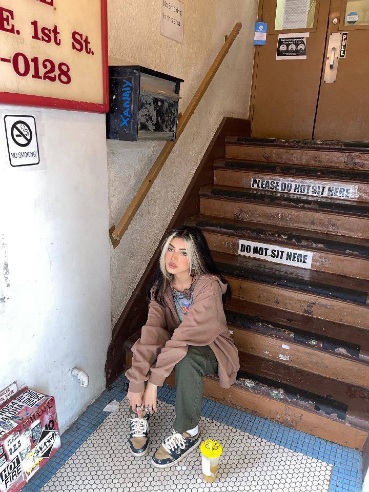 Olive Green Straight Denim Jeans