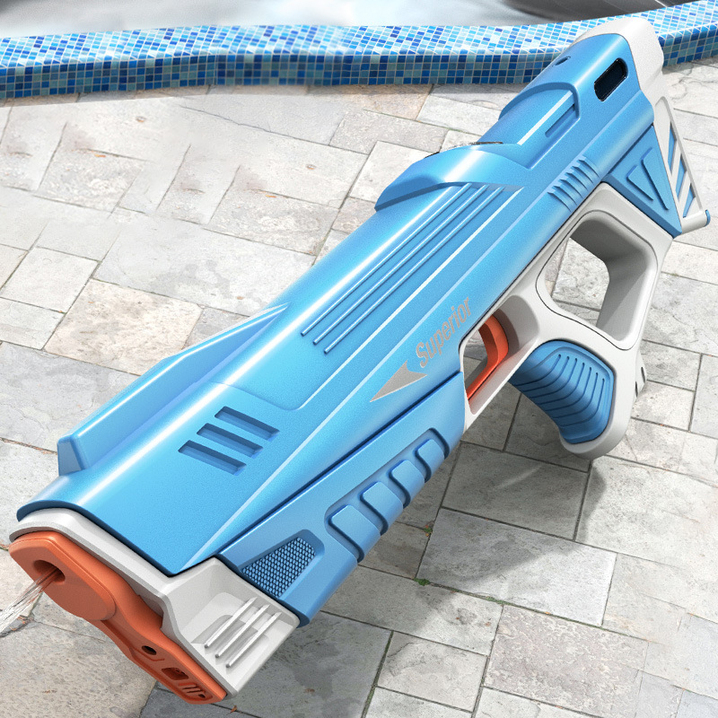 Cross border Summer New Children's Water Gun Wholesale Fully Automatic Continuous Electric Water Gun Large Capacity Boys' Water Playing Toys