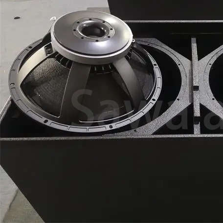 Dual subwoofer de 18 pulgadas sonido de matriz lineal concierto profesional al aire libre KTV altavoz de alta potencia de conferencia de bar